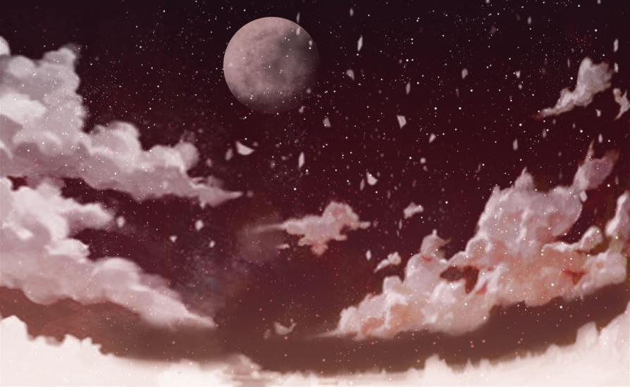 #36 Doodle - Starry Sky, Moon by Clarvius