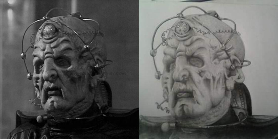 photo/drawing comparison #4 davros