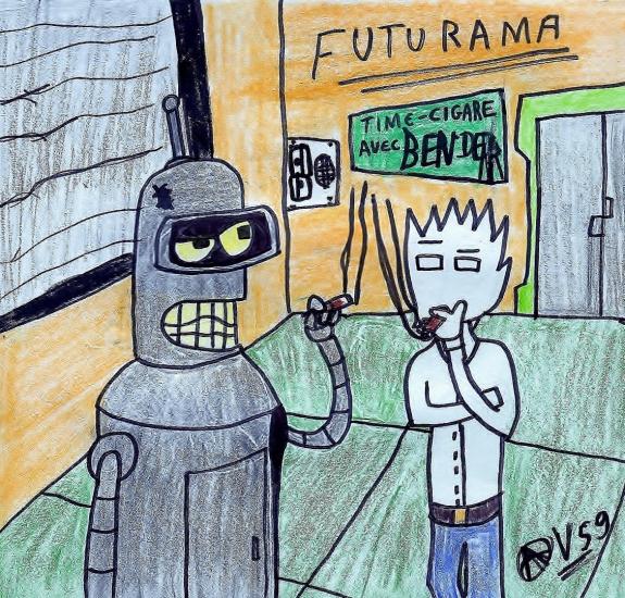 Time cigar with Bender