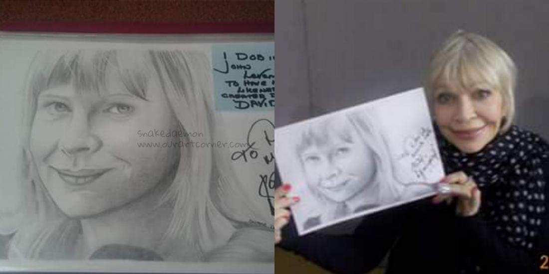 jo grant-signed by the lady herself