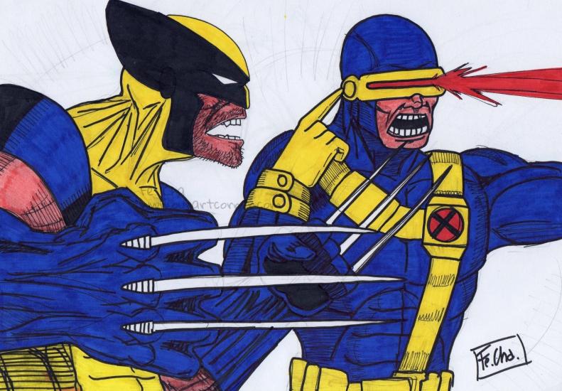 wolverine & cyclops