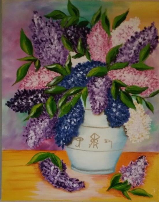 Lilacs in a Vase by terrycurley