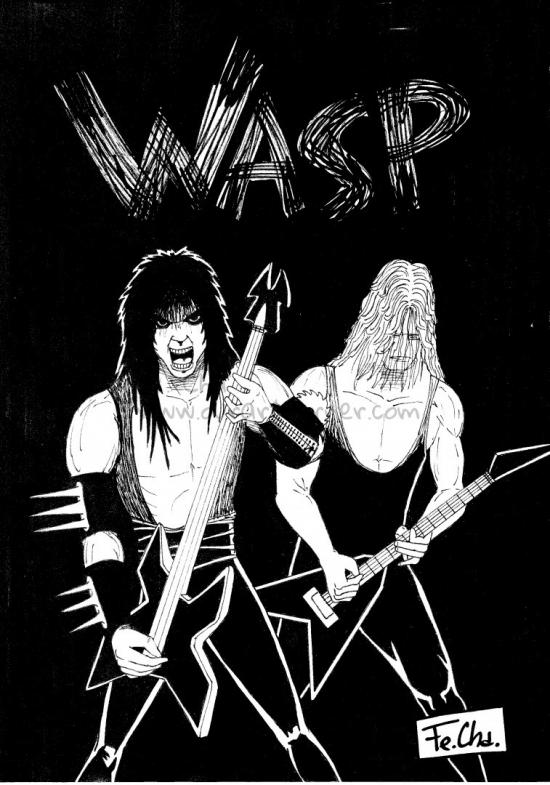 blackie lawless & chris holmes w.a.s.p