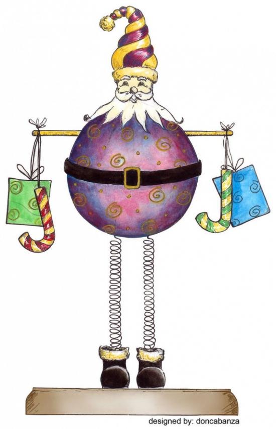 Fun Santa by Don Art