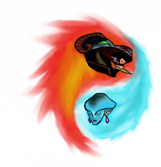 Yin yang (Hyrule warriors) by Briver