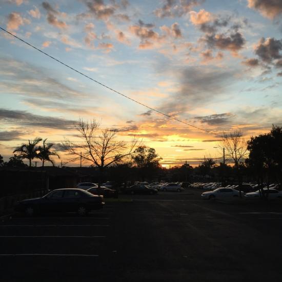 Sunset over Minto
