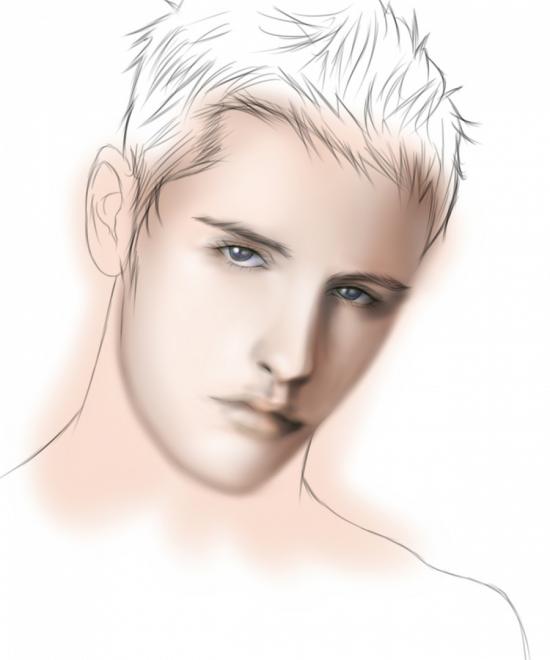 Random beautiful guy WIP