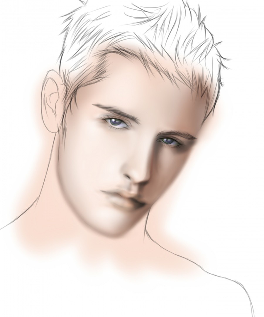 Random-beautiful-guy-WIP