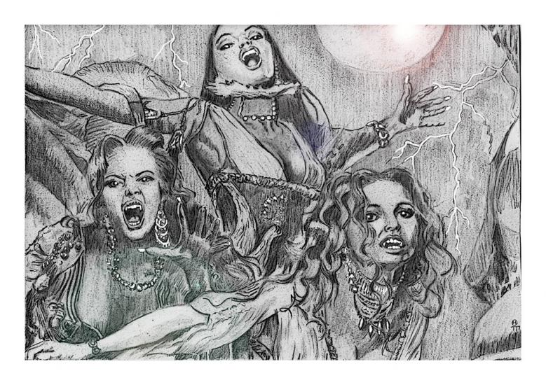 Van Helsing vampires by pencil recreations