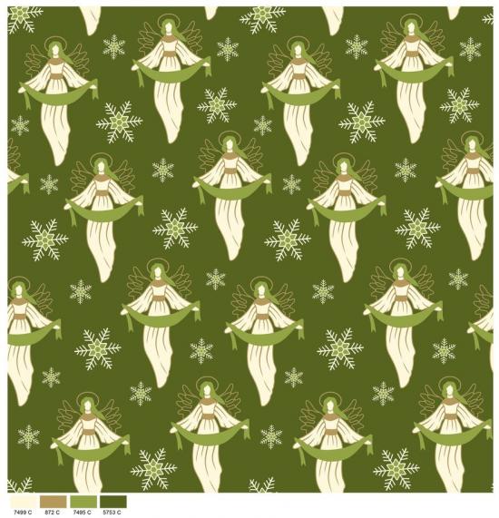 Christmas Print 47 by Don Art