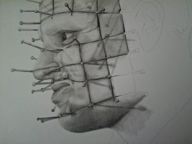 horror series #5 pinhead w.i.p 4