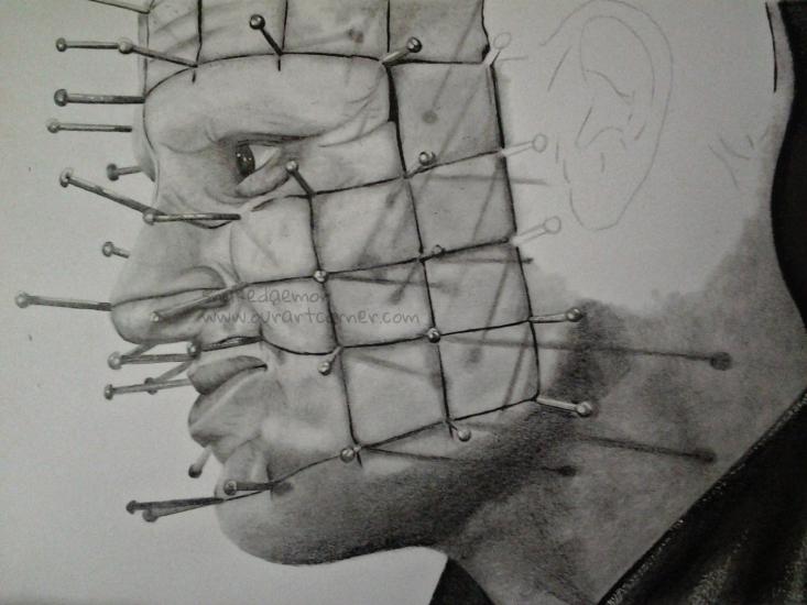 horror series #5 pinhead w.i.p 5