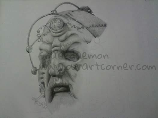 doctor who series #46 davros 3 w.i.p 1