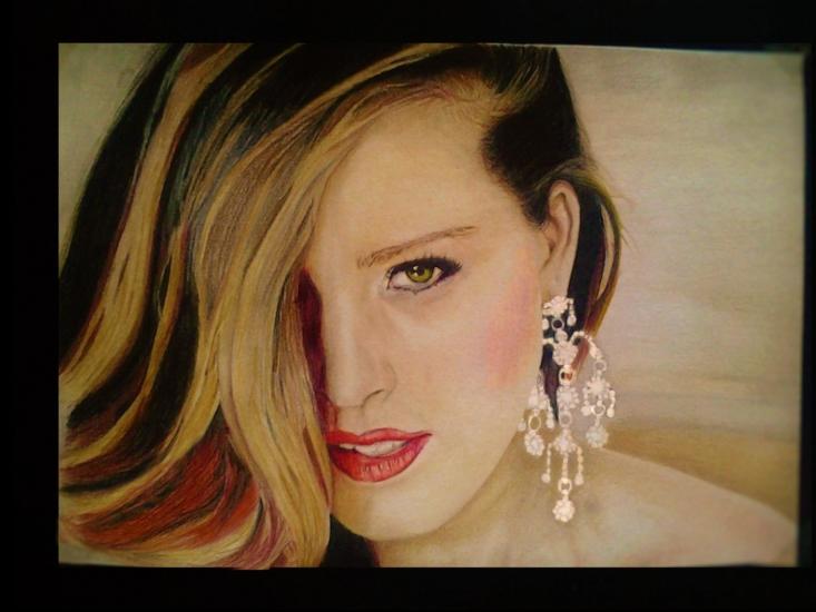 Coloredpencilwoman by AnnasArt