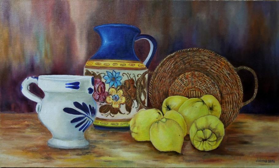 Still life with quince
