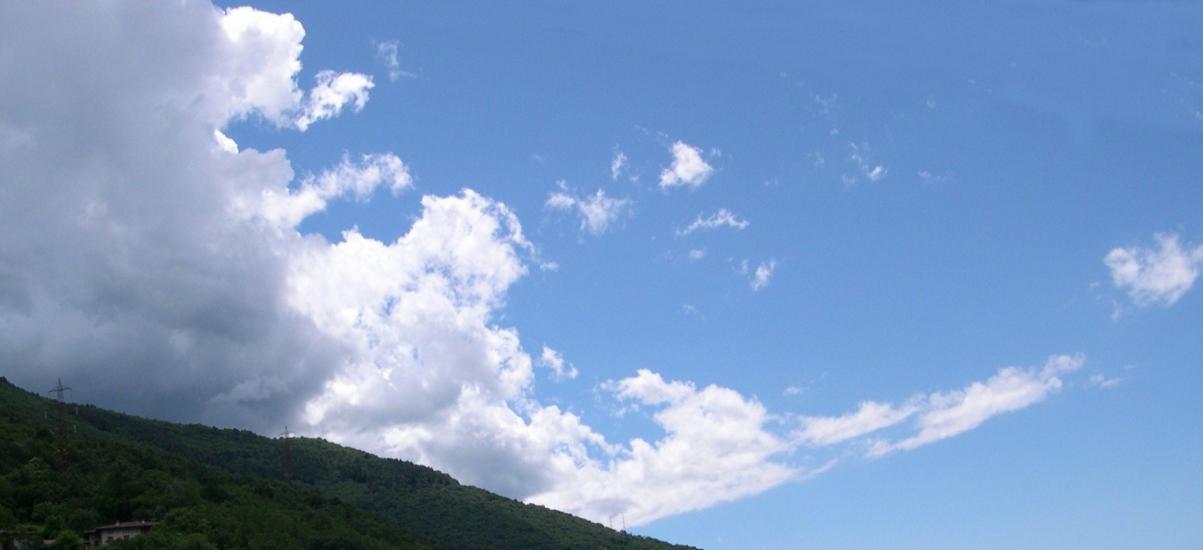 the sky........
