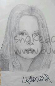 lalla ward signed drawing