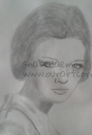 angela cartwright drawn at school