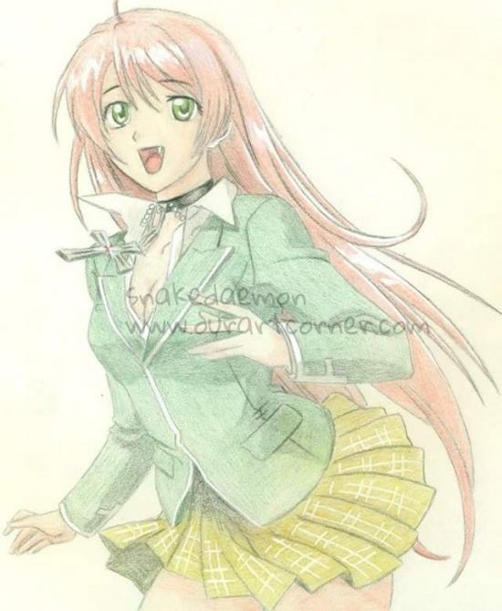 manga series #11 moka akashiya (reupload)