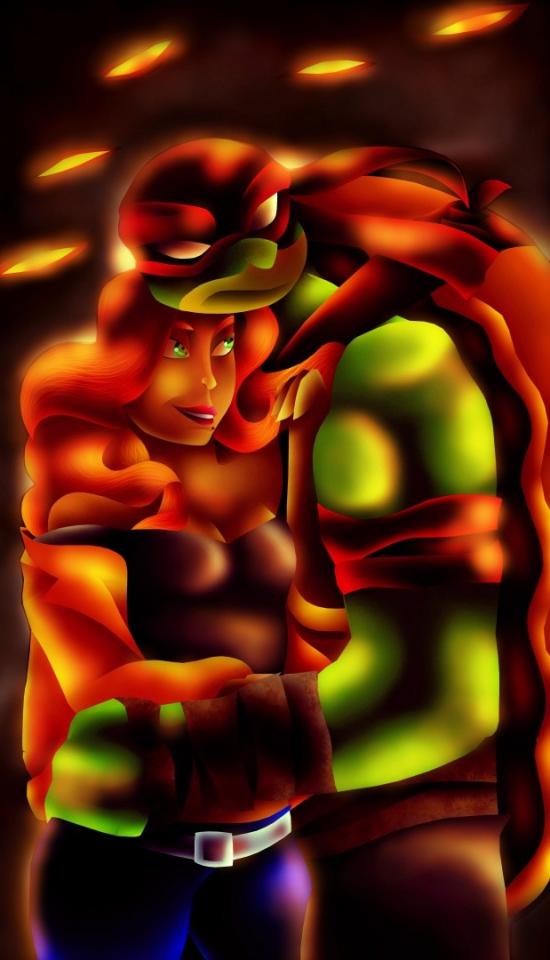 Raphael and April by XML