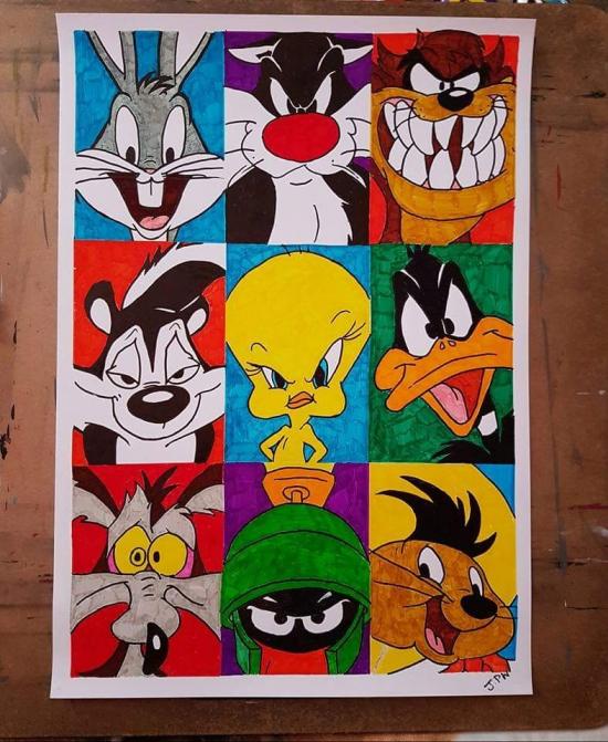 Looney tunes by JPW Artist