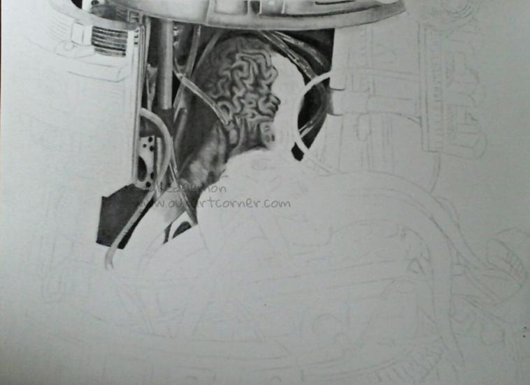 figure series #4 open dalek  w.i.p 1