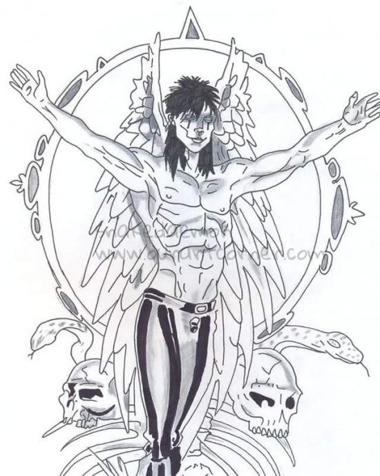 Eric draven-the crow "old drawing"