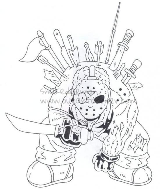 jason voorhees (old drawing)