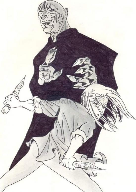 buffy vs the master (comic style)