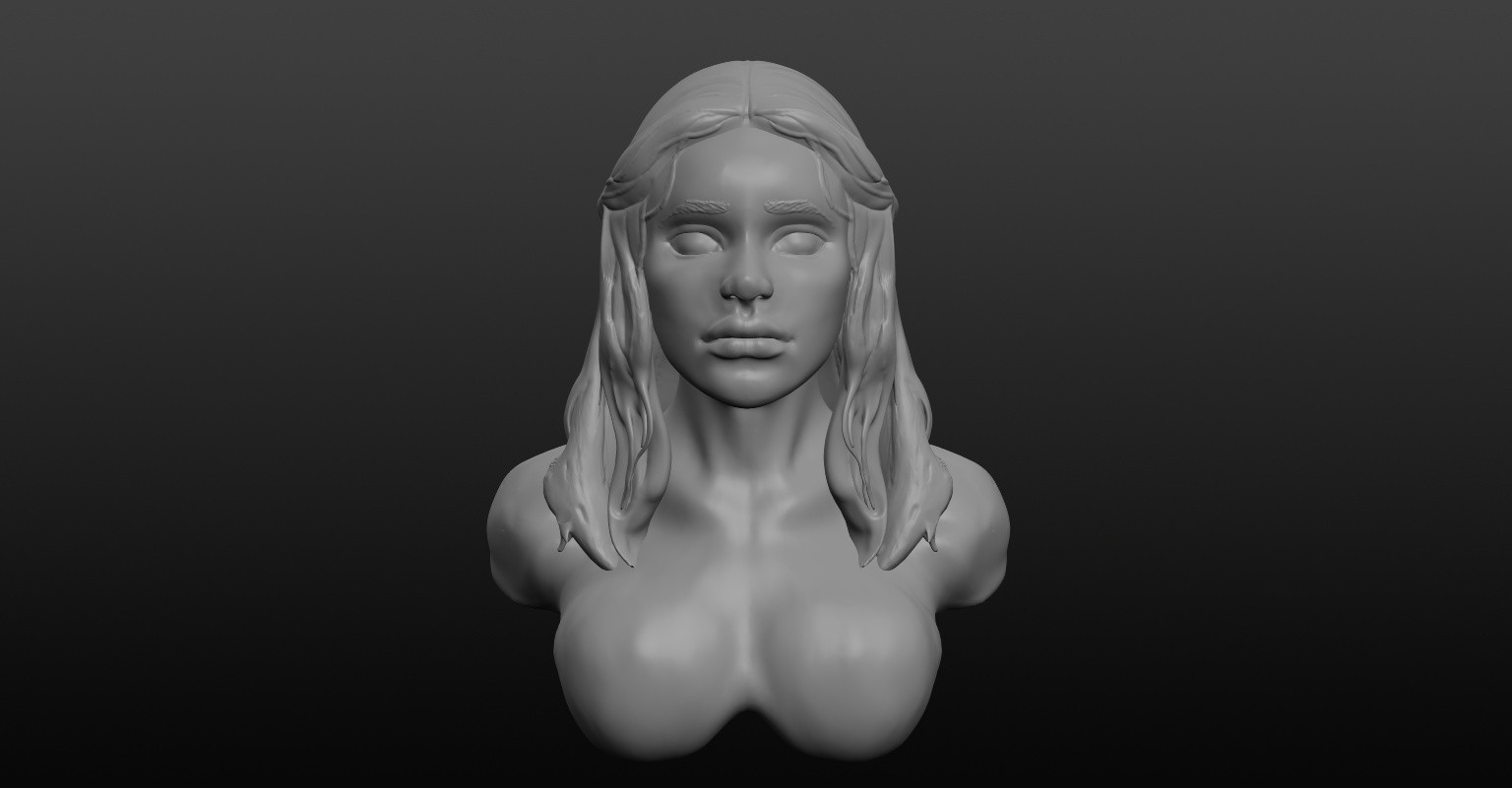 3D-Female-Head-Study