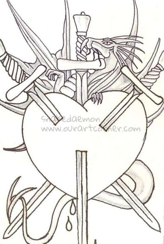 dragons heart (old drawing)