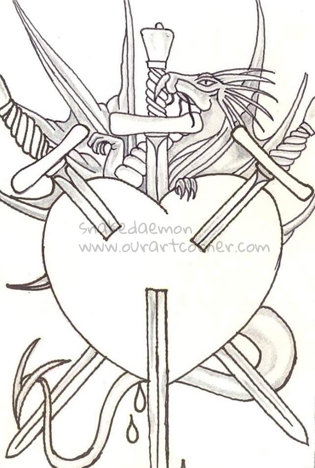 dragons-heart-old-drawing