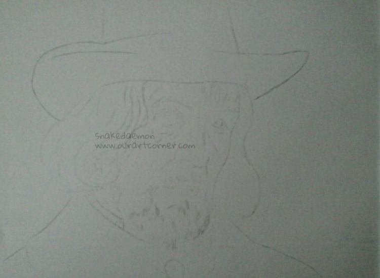 Vincent price w.i.p 1 linework