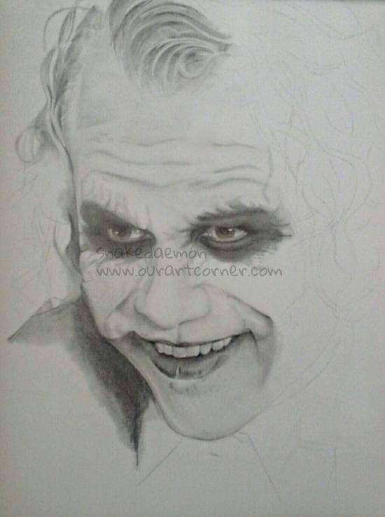 heath ledger as the joker w.i.p 2