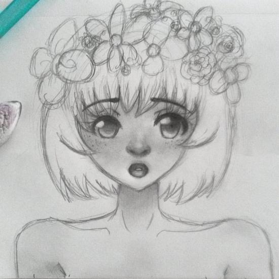 Rainy Doodle by AliceInSpace