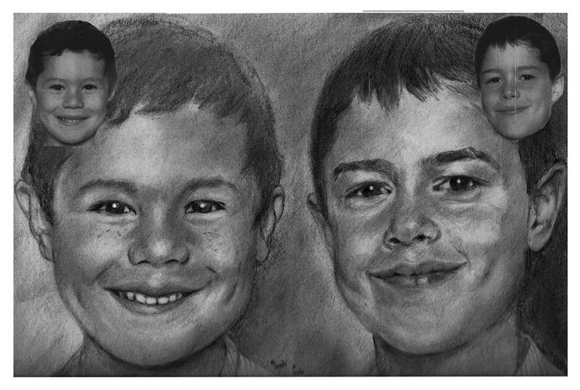 Kids by pencil recreations
