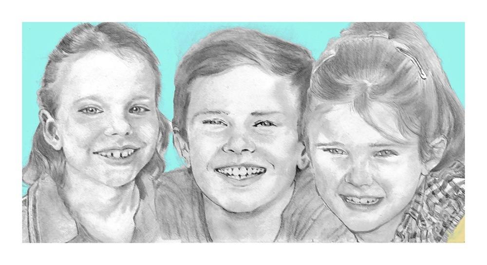 the kids by pencil recreations
