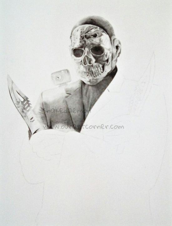 Horror series #20 Chromeskull w.i.p 1