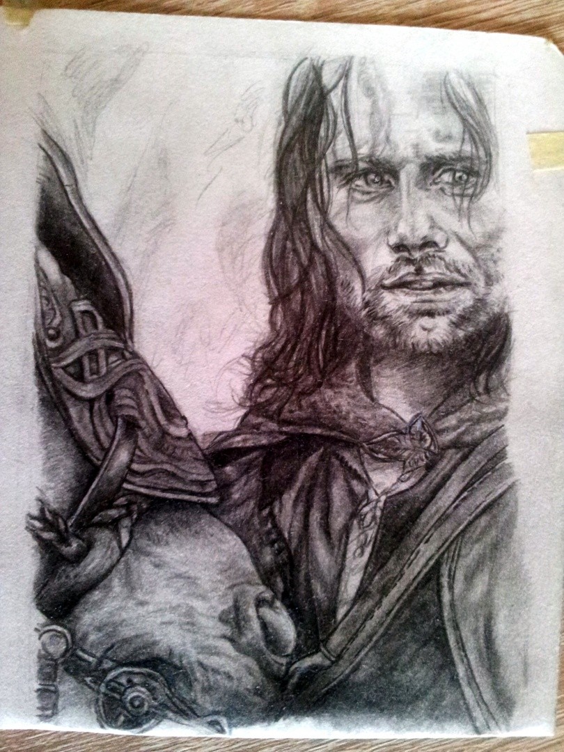 Aragorn Drawing image  The Fellowship  Mod DB