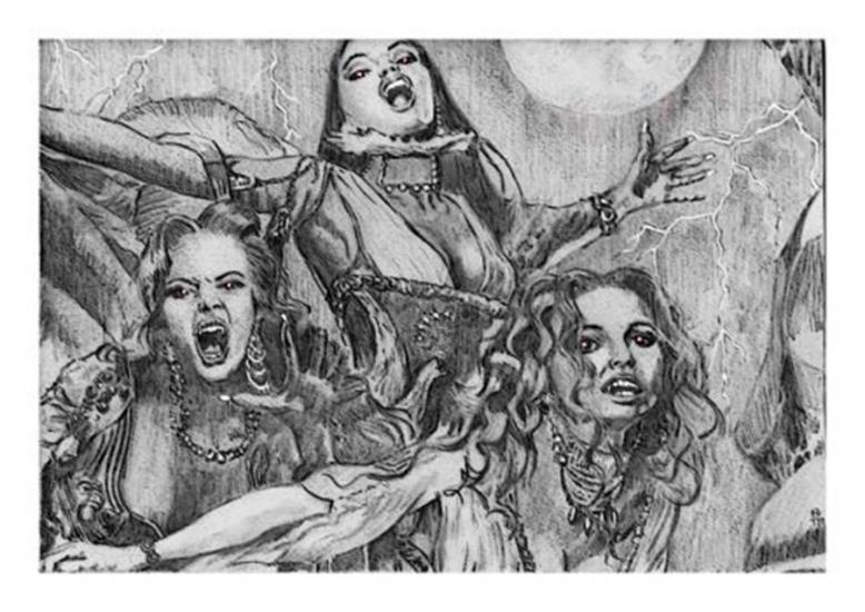 vampire by pencil recreations