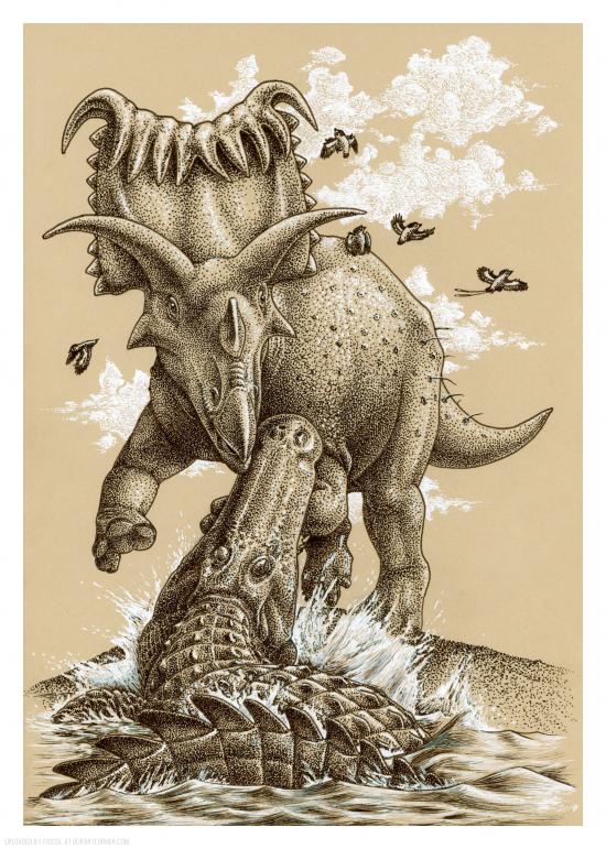 The Bite by  Dimasaurus Art 