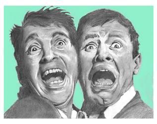 Comedians by pencil recreations