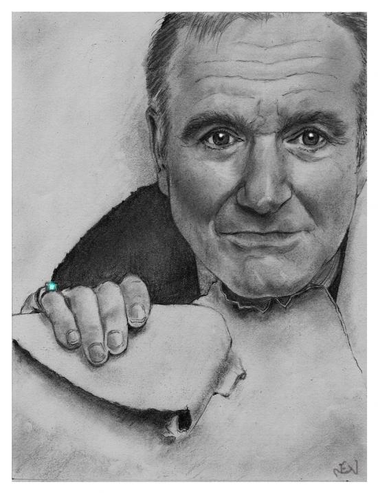 Robin Williams by pencil recreations