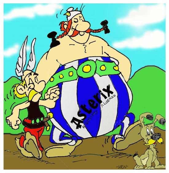 Asterix drawing