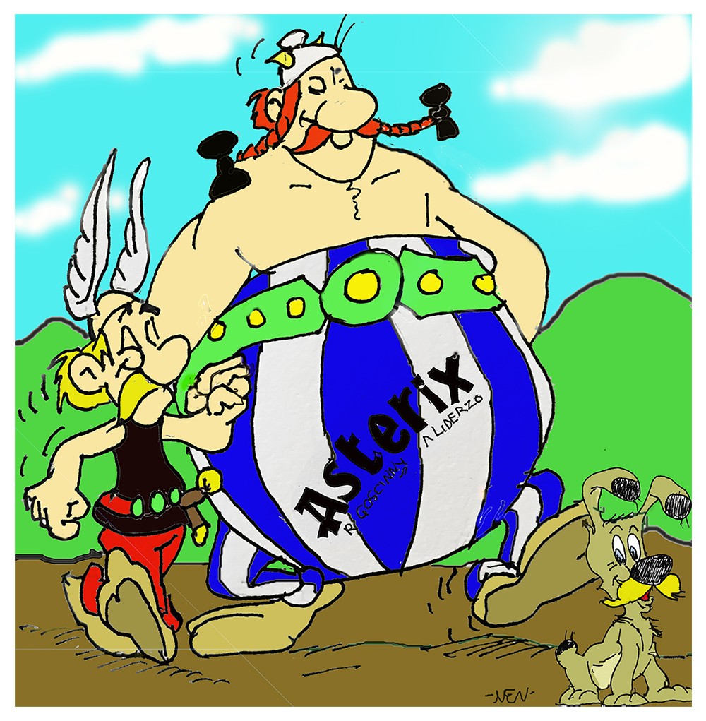 Asterix-drawing