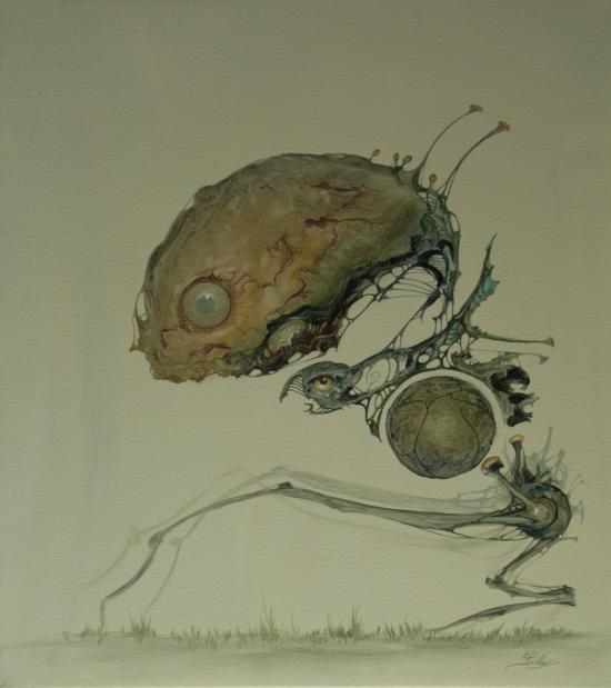 Détecteur, Oil on Canvas, 60x50cm,