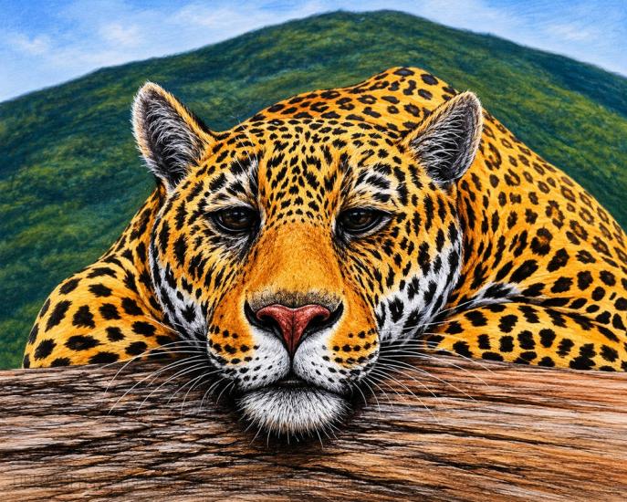 A RESTING JAGUAR