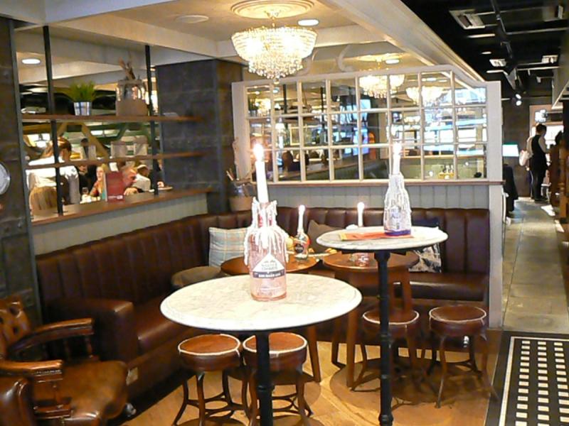 Interior of restaurant