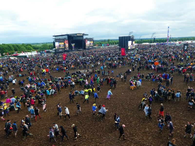 General view of Download Festival