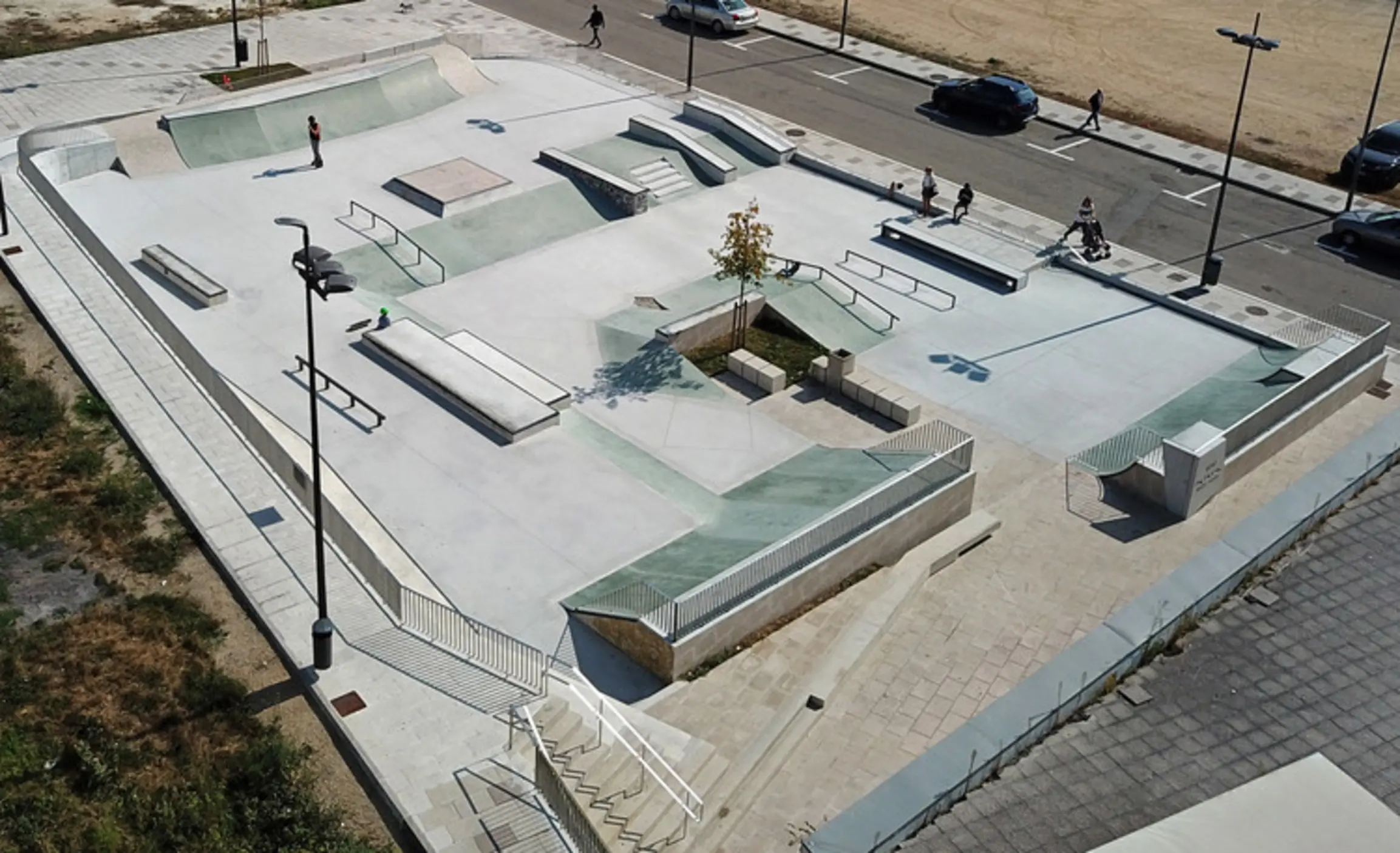 The Skate Park in Carballo, Spain